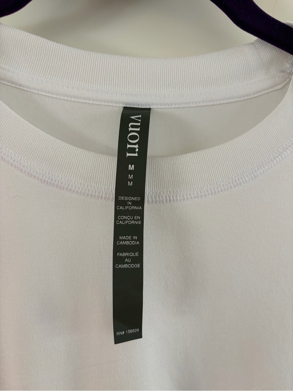 Vuori Women’s White Energy Tee Short Sleeve Top - Picture 2 of 6